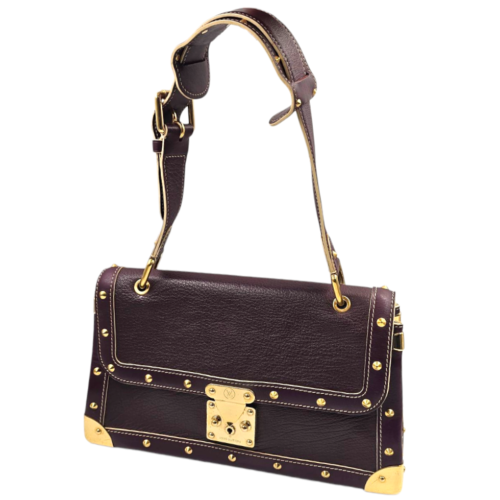LOUIS VUITTON SAC LE TALENTUEUX (LM0063) CUIR SUHALI AUBERGINE + DUST BAG
