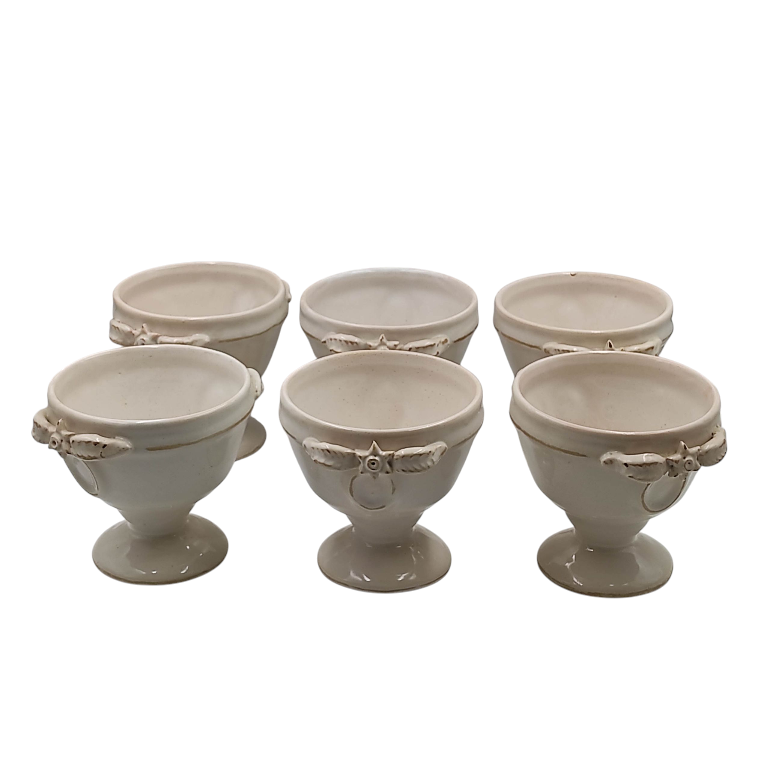 FLAMANT 6 BOLS EN CERAMIQUE