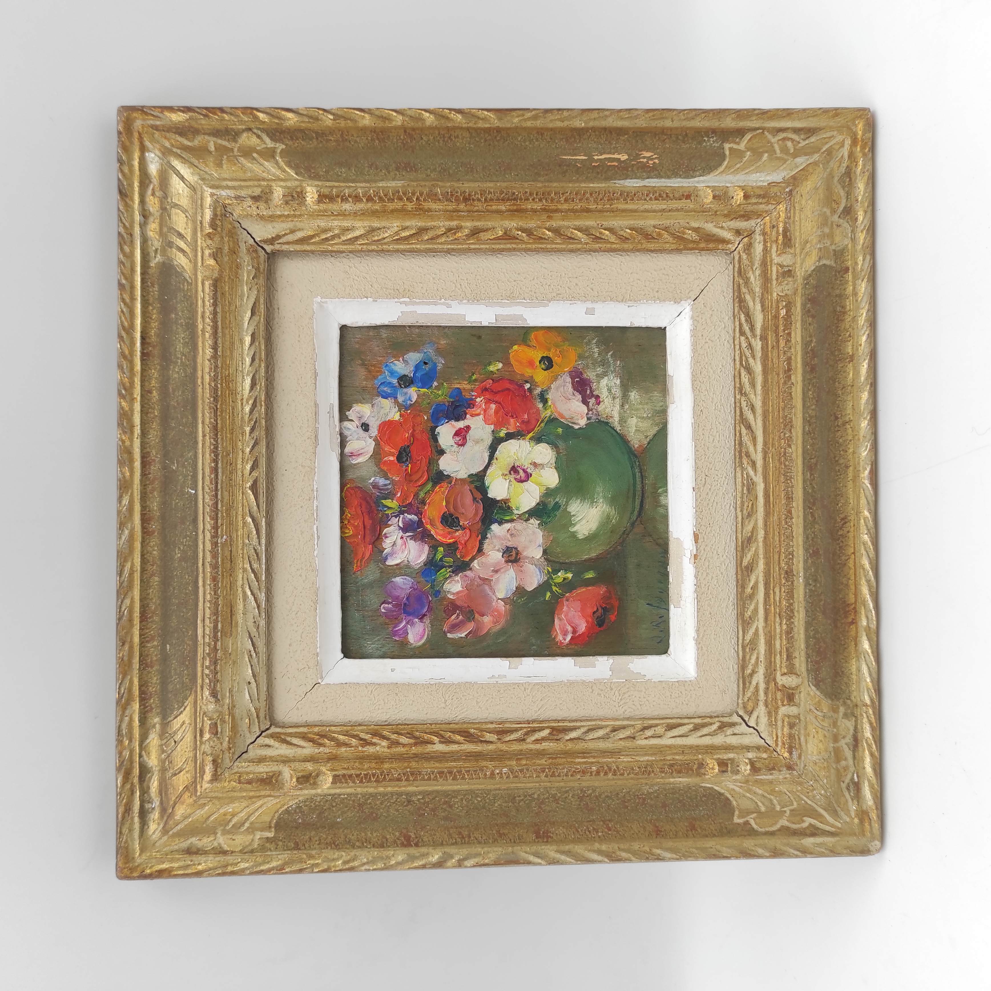 JEAN ROGER SOURGEN HSP LE BOUQUET DE FLEURS 10 x 10 HC