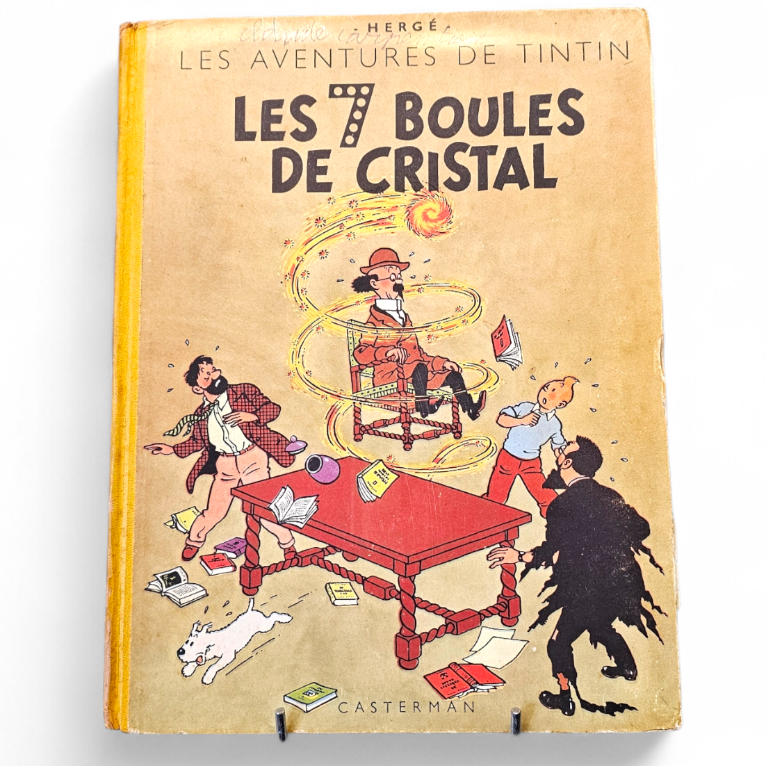 HERGE TINTIN LES 7 BOULES DE CRISTAL 1948 B2 (EN L ETAT)