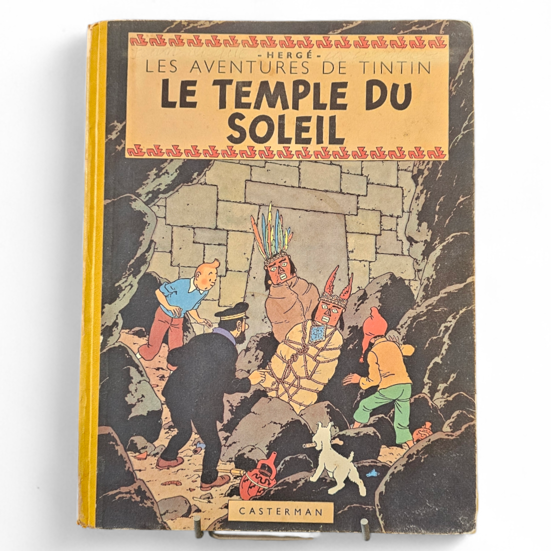 HERGE TINTIN LE TEMPLE DU SOLEIL 1949 B3 (EN L ETAT)