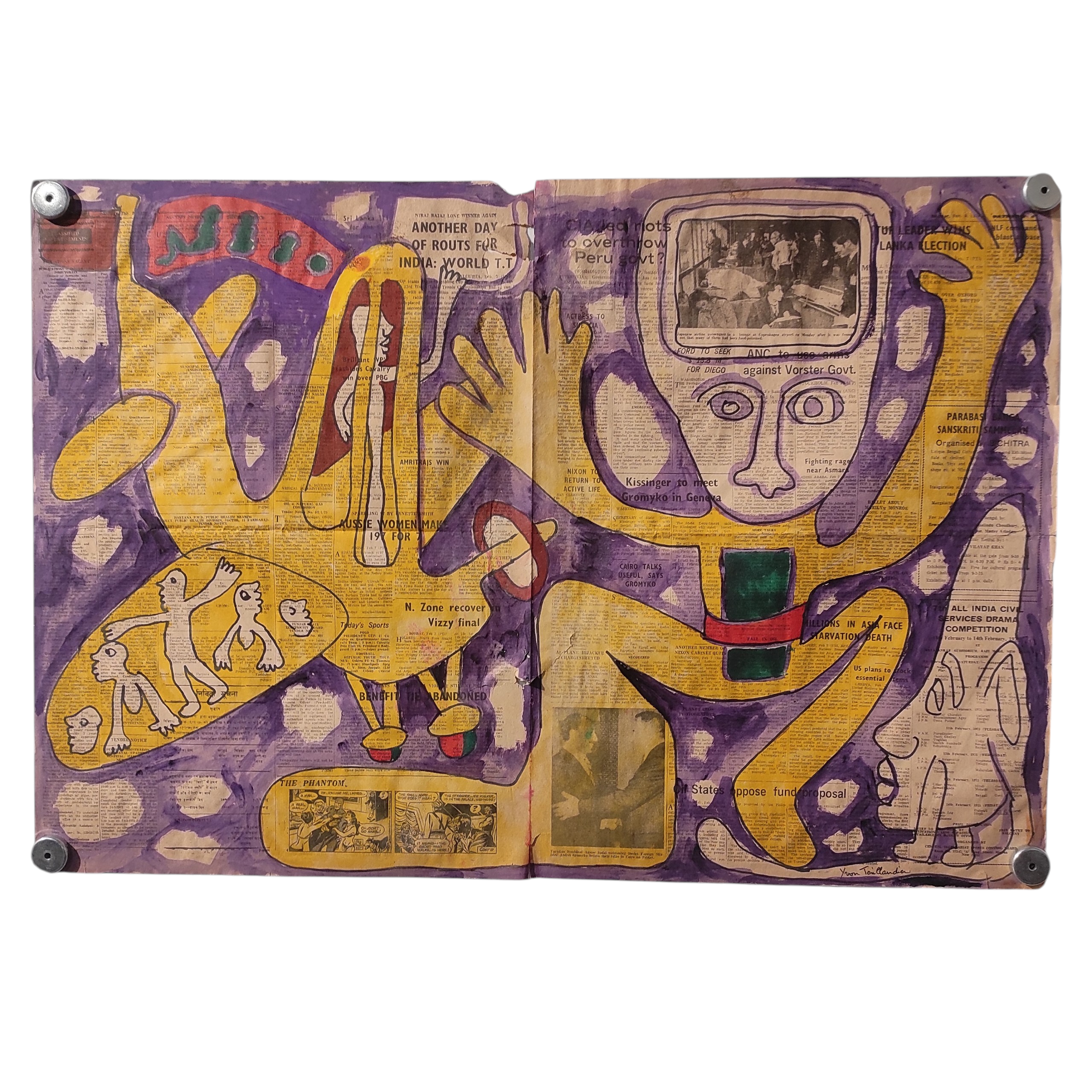 YVON TAILLANDIER ANOTHER DAY 84  X 58 CM