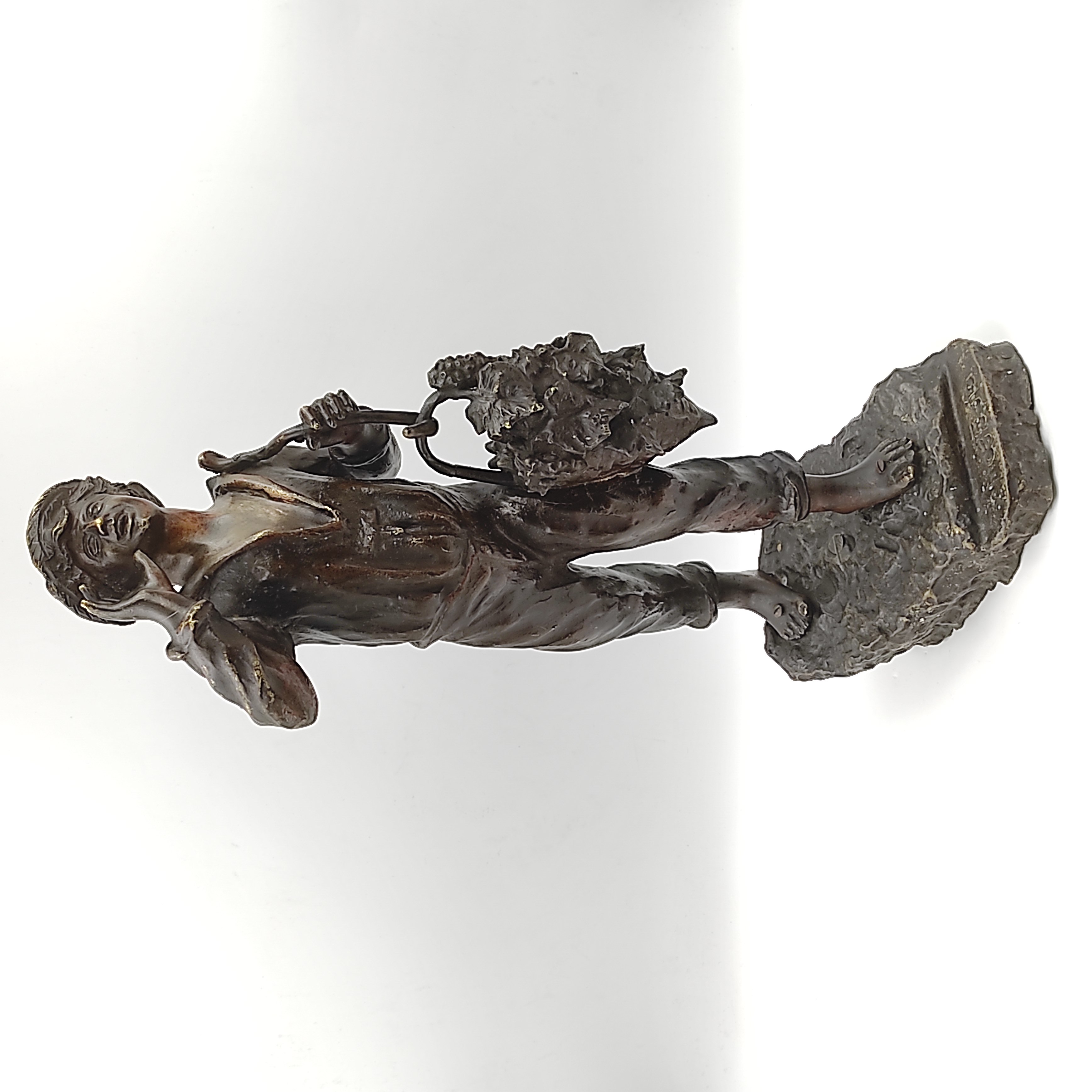 G. ANASTASIO SCULPTURE EN BRONZE LE CHANT DU VENDANGEUR