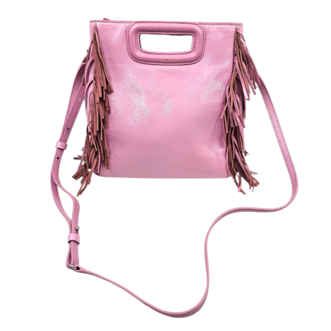 MAJE SAC CABAS EN CUIR ROSE TAILLE M + DUST BAG