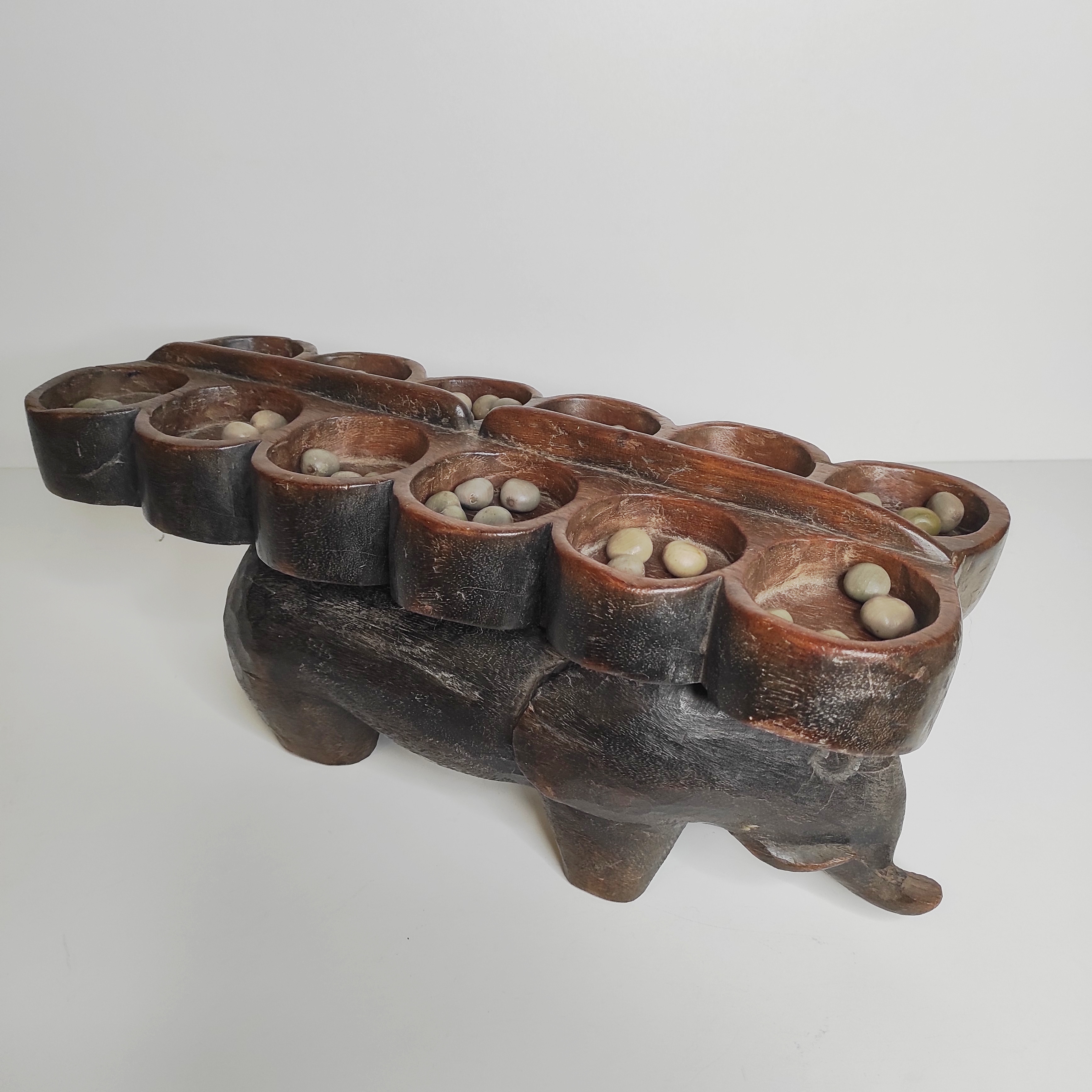 JEU D AWALE COMPLET BAOULE FORME RHYNOCEROS