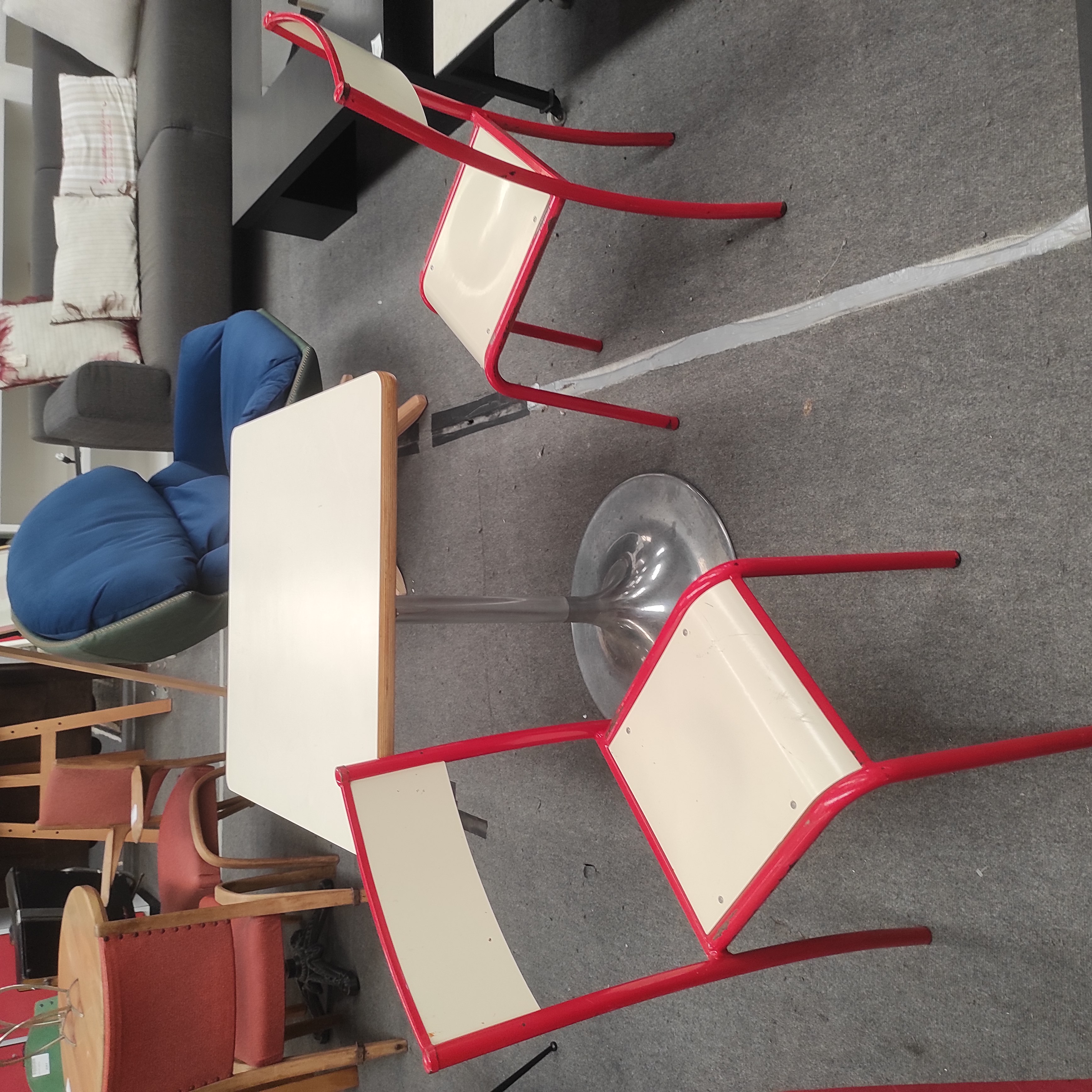 PAIRE DE CHAISES ECOLIER ANNEES 70