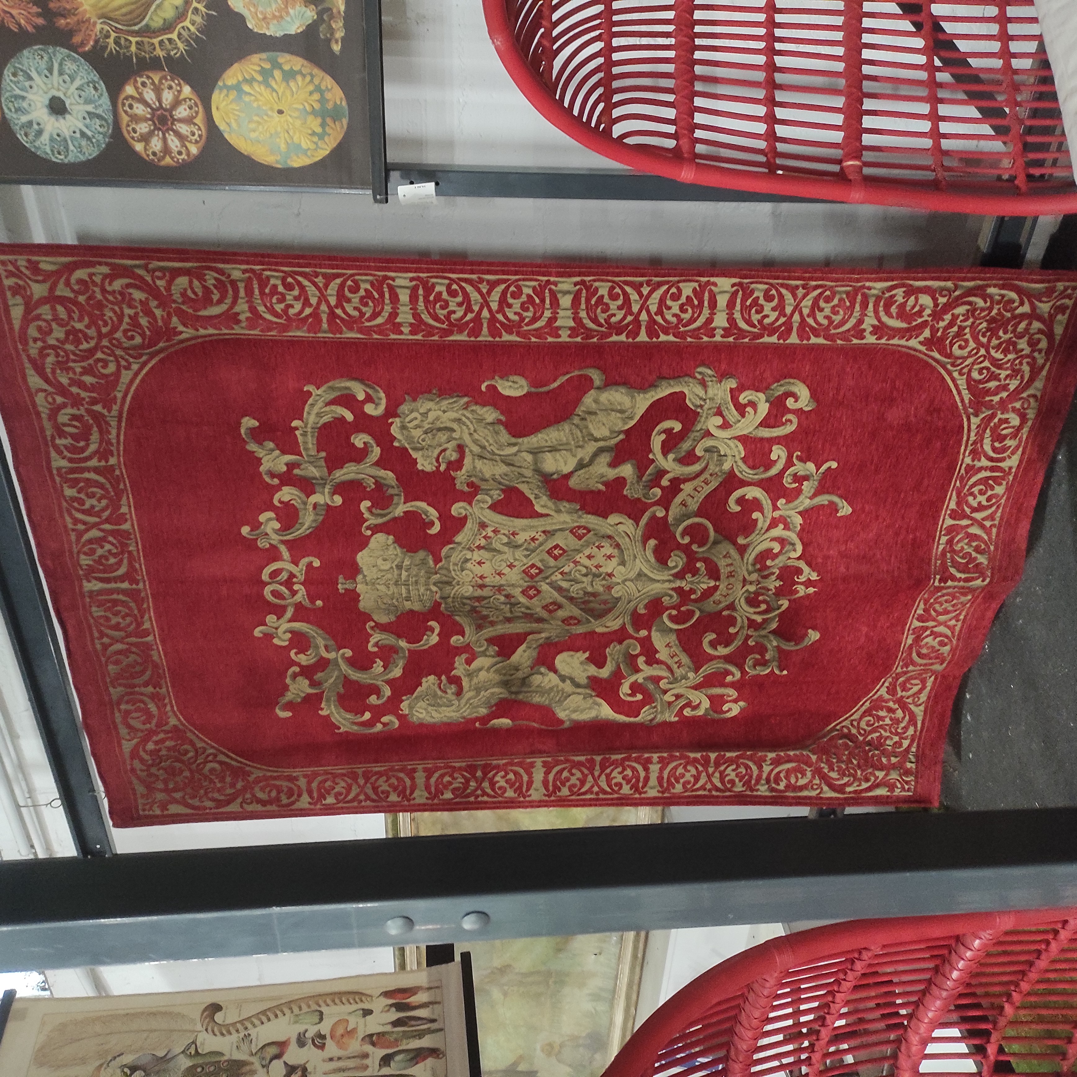 TENTURE  INSPIRE PAR LES ARMOIRIES  FLAMMANDE DE SCHOME COLLECTION 250 X 170 