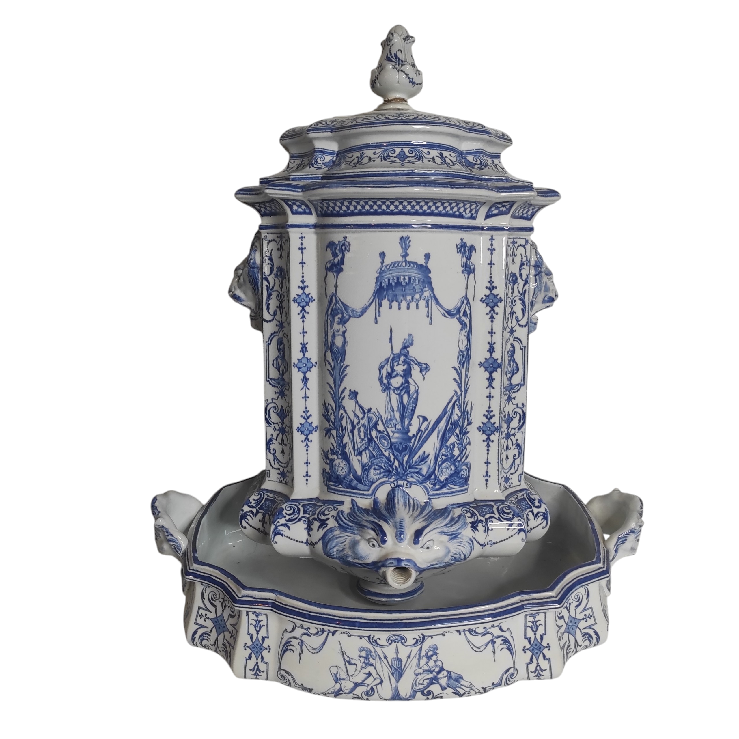 MOUSTIERS JULES VIEILLARD FONTAINE DECOR A LA BERAIN EN L ETAT