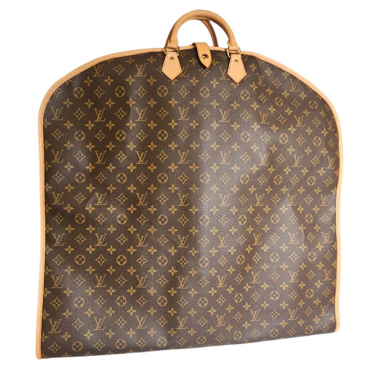 LOUIS VUITTON HOUSSE PORTE-HABITS TOILE MONOGRAM (SP0031) + 2 CINTRES + CADENAS