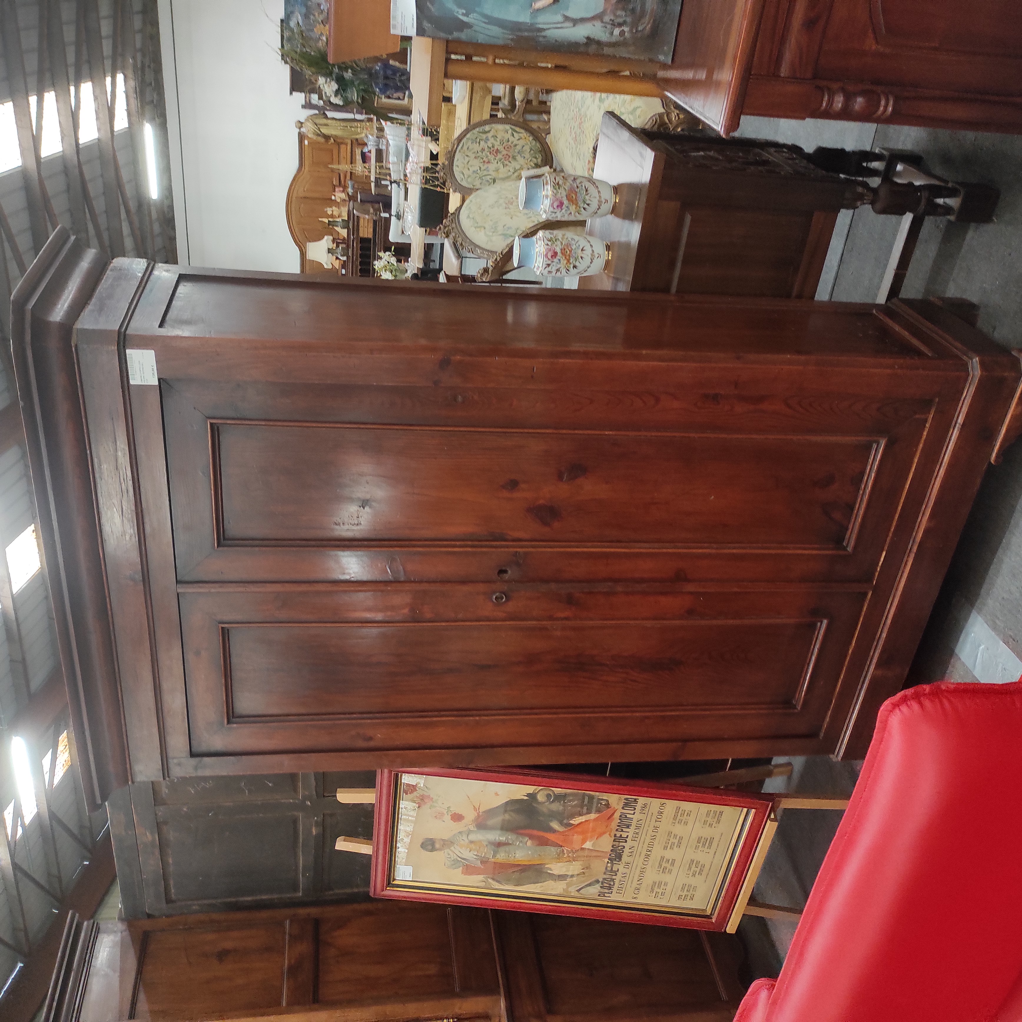 ARMOIRE 2 PORTES LOUIS PHILIPPE 130/216/50 EN L ETAT
