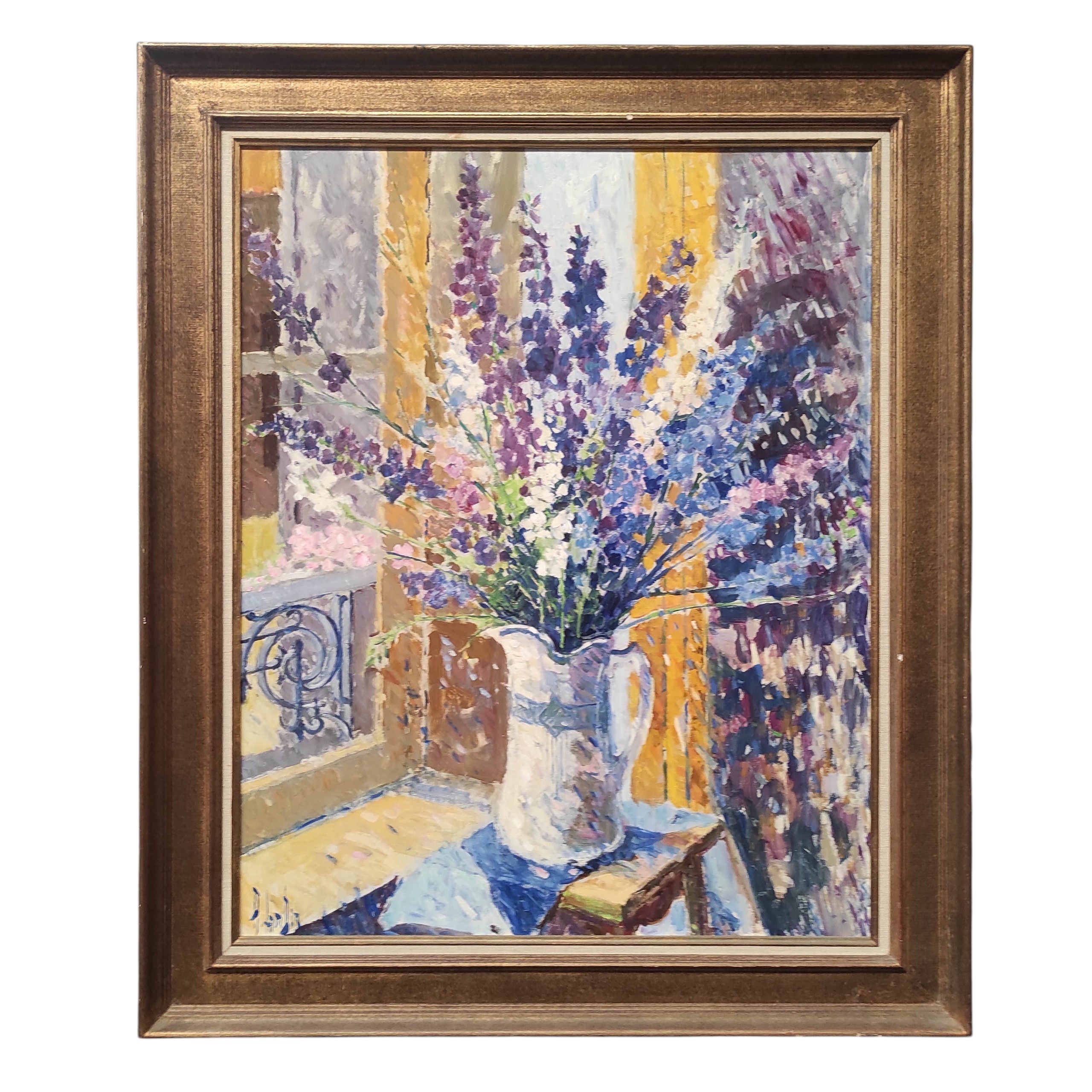 LAMBIN HST LE BOUQUET VIOLET 82 X 65 CM HC