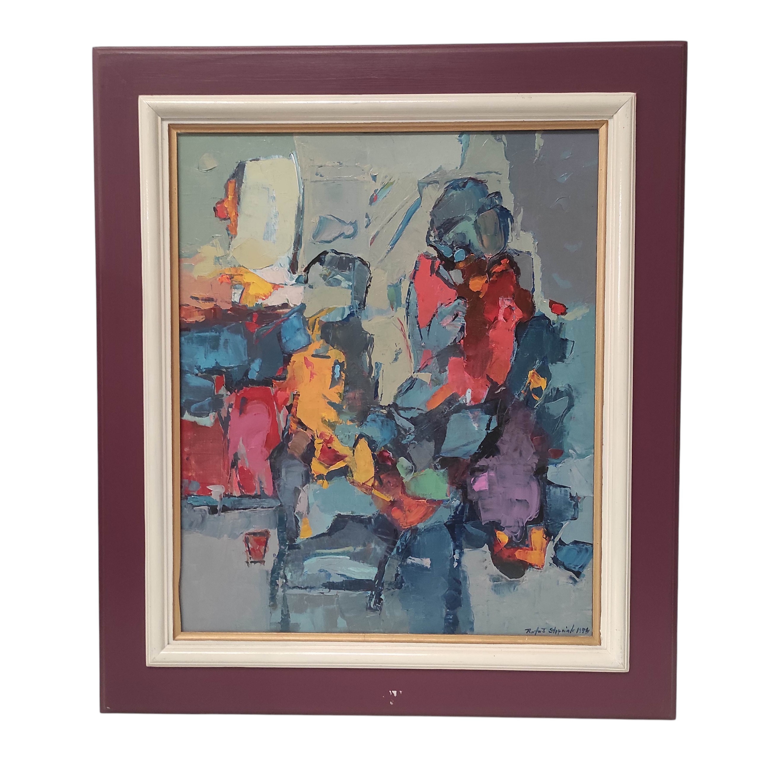 RAFAL STEPNIAK HST COMPOSTION ABSTRAITE 60 x 50 HC