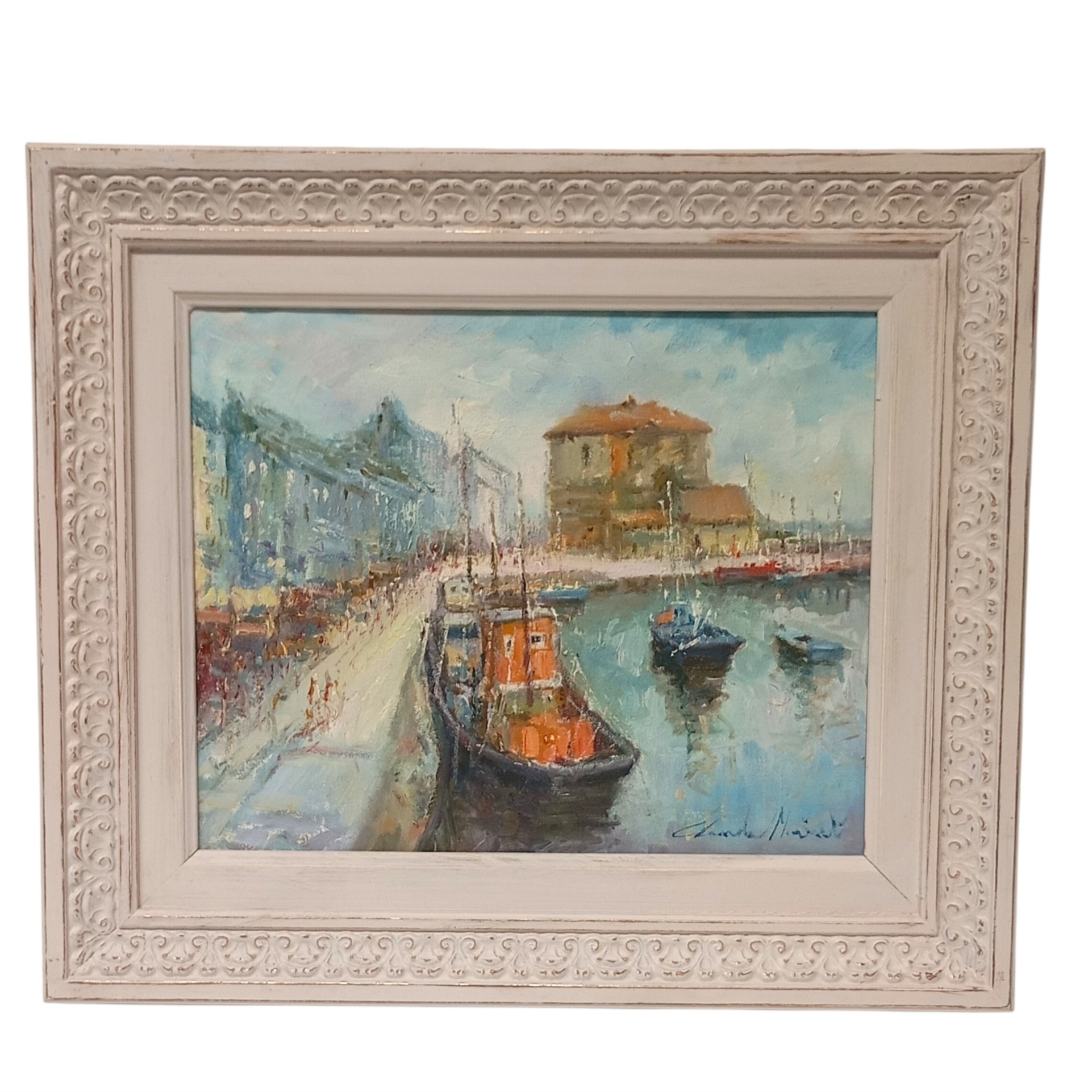HST PORT DE PECHEURS 57 x 50 CM