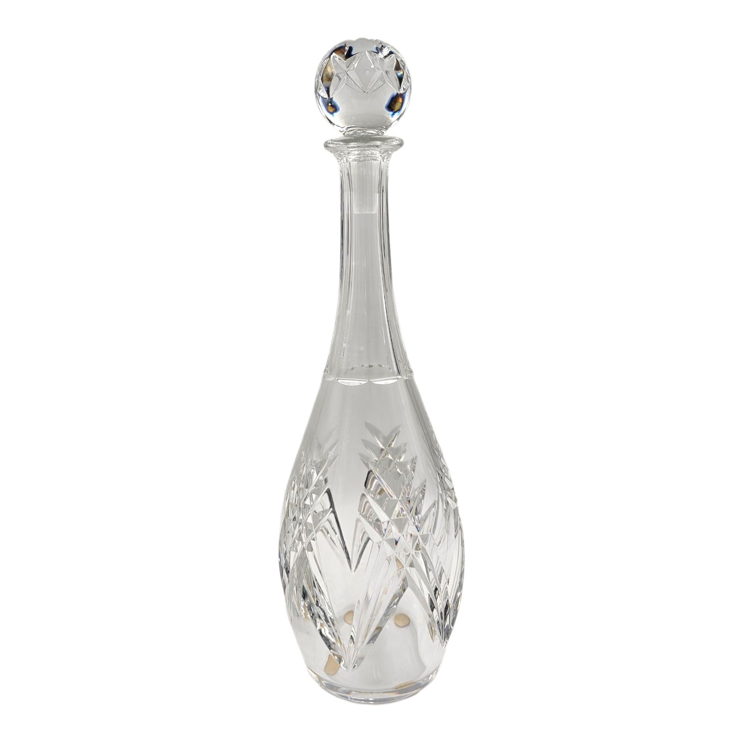 BACCARAT CARAFE EN CRISTAL TAILLE ET SON CABOCHON H.34CM