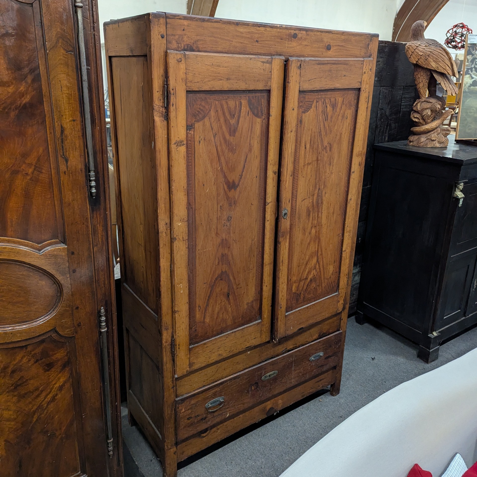 ARMOIRE 2 PORTES + 1 TIROIR 108/188/50 CM